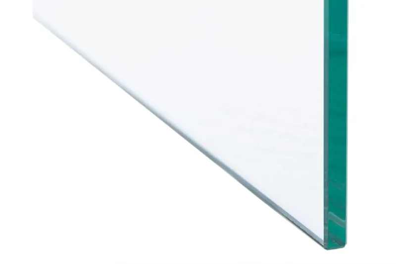 Bonisiolo Rektangulært Sofabord 110x55 cm i Bøyd Glass - Gjennomsiktig - Møbler - Bord - Sofabord