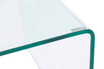 Bonisiolo rektangulært sofabord i glass 110 cm - Transparent - Møbler - Bord - Sofabord