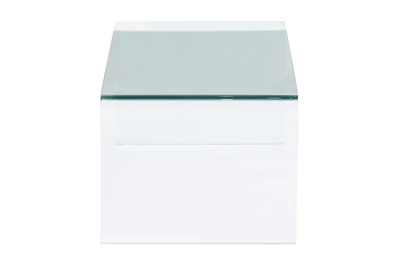 Bonisiolo Rektangulært Sofabord i Glass 110 cm - Transparent - Møbler - Bord - Sofabord