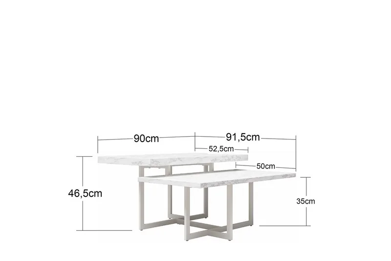 Sofabord Brielle - Møbler - Bord - Sofabord