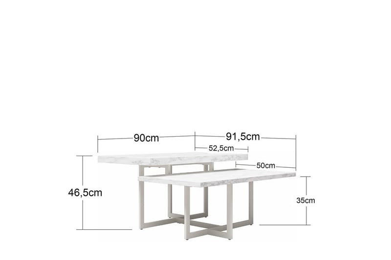 Sofabord Brielle - Møbler - Bord - Sofabord