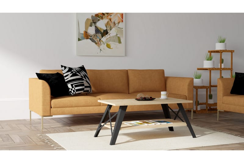 Brutorp Sofabord 98x43x98 cm - Blå - Møbler - Bord - Sofabord