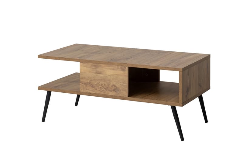 Bukle Sofabord 90 cm - Brun/Svart - Møbler - Bord - Sofabord