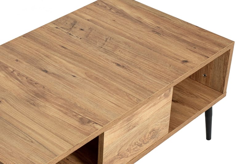 Bukle Sofabord 90 cm - Brun/Svart - Møbler - Bord - Sofabord