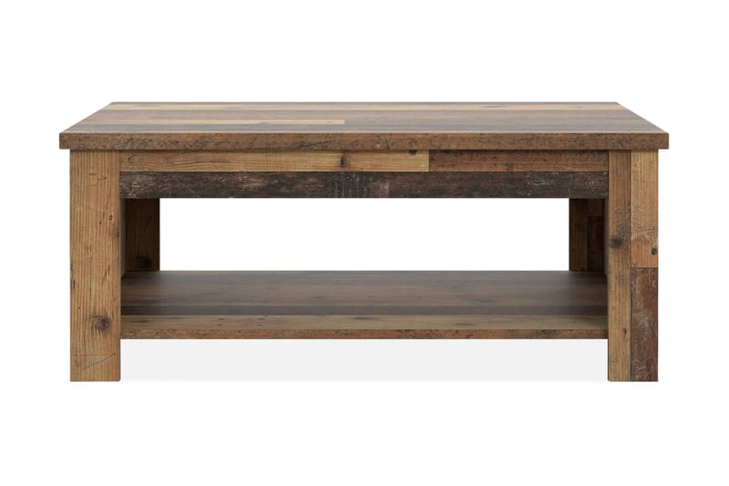 Cadle Sofabord 110 cm med Oppbevaringshylle - Brun - Møbler - Bord - Sofabord