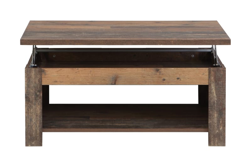 Cadle Sofabord 110 cm med Oppbevaringshylle - Brun - Møbler - Bord - Sofabord