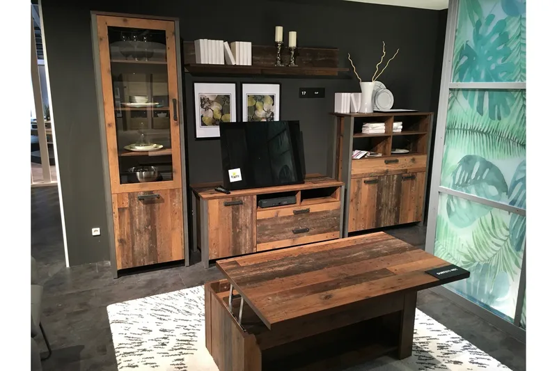 Cadle Sofabord 110 cm med Oppbevaringshylle - Brun - Møbler - Bord - Sofabord