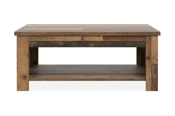 Cadle Sofabord 110 cm med Oppbevaringshylle - Brun - Møbler - Bord - Sofabord