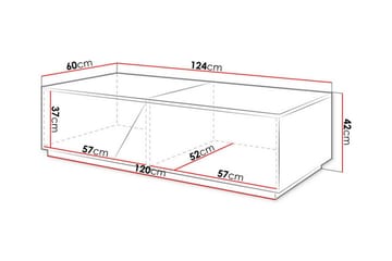 Carbost salongbord 60 cm - Møbler - Bord - Sofabord