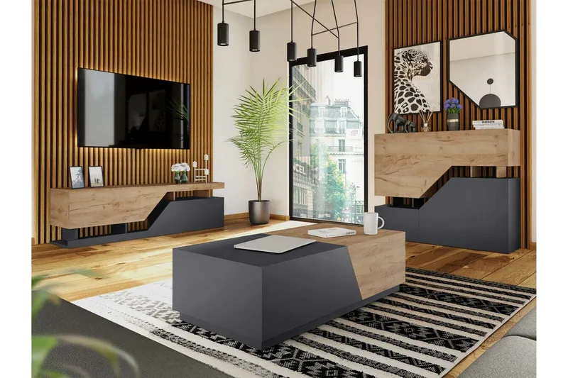 Carbost Soffbord 60 cm Anthracite - Møbler - Bord - Sofabord