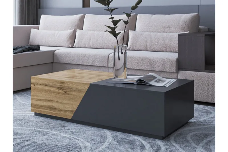 Carbost Soffbord 60 cm NO_BRAND Anthracite - Møbler - Bord - Sofabord