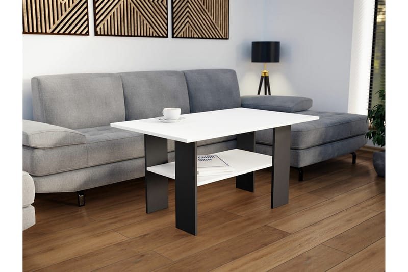 Carnew Soffbord 60 cm White - Møbler - Bord - Sofabord