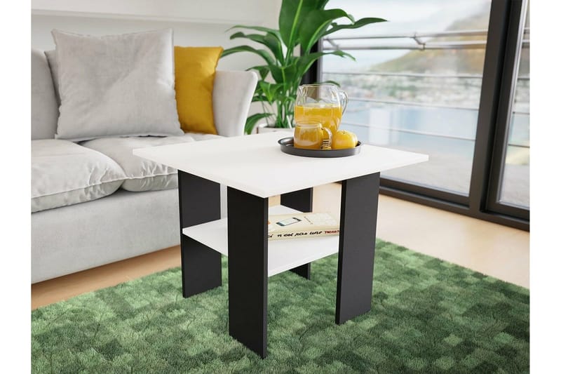 Carnew Soffbord 60 cm White - Møbler - Bord - Sofabord