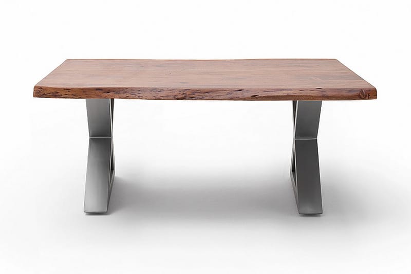 Cartagena Sofabord 110 cm Ben X-form - Antrasitt/Mørkebrun - Møbler - Bord - Sofabord