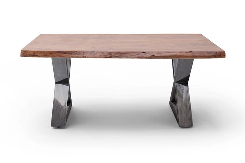 Cartagena Sofabord 110 cm Ben X-form - Brun Natur - Møbler - Bord - Sofabord