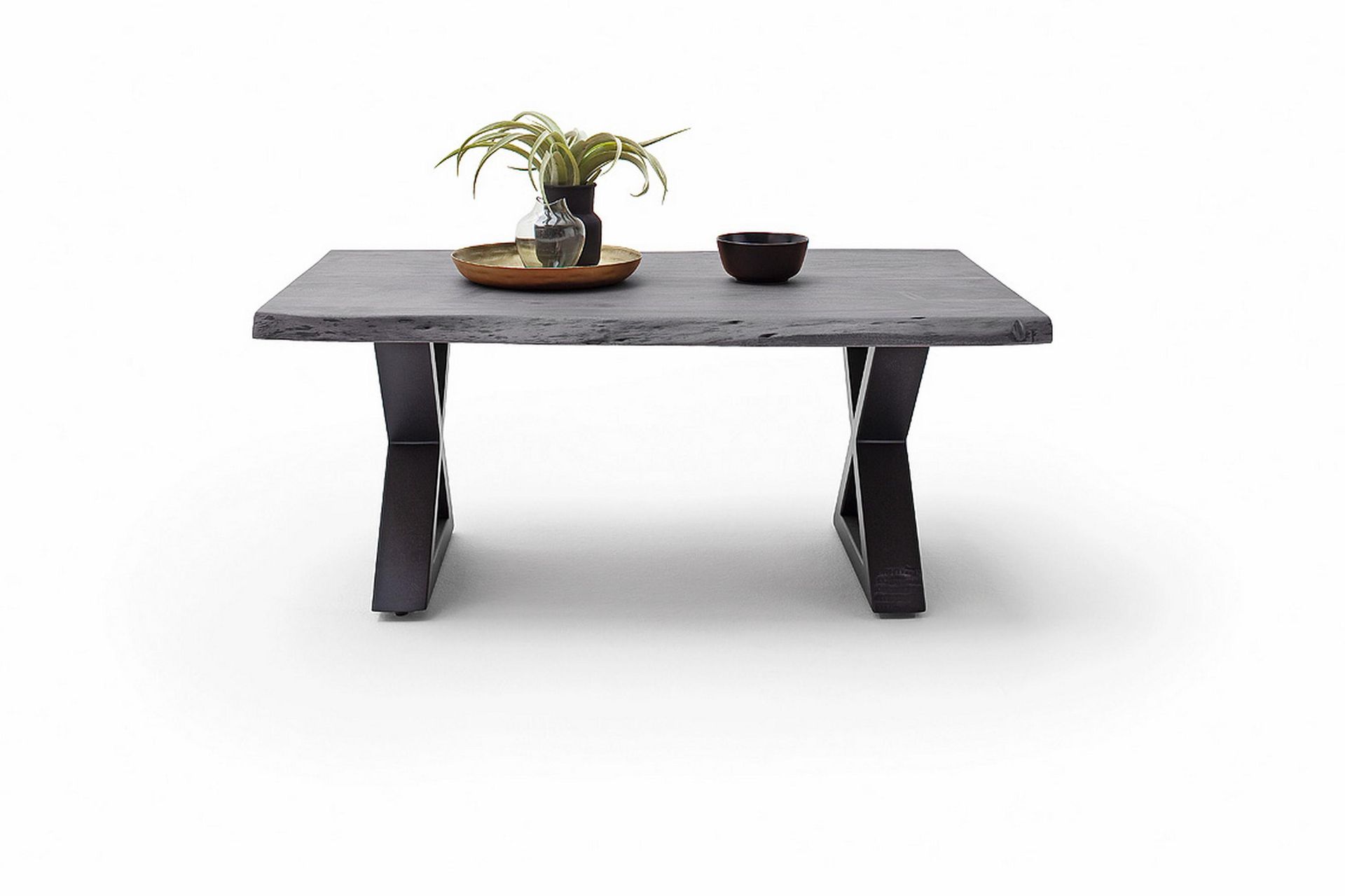 Cartagena Sofabord 110 cm Ben X-form - Grå - Møbler - Bord - Sofabord
