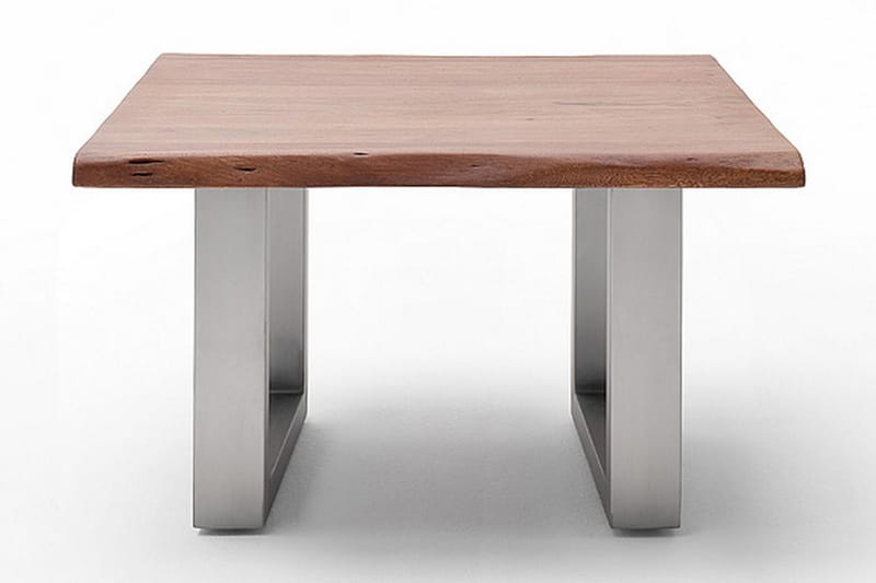Cartagena Sofabord 75 cm Ben U-form - Brun/Sølv - Møbler - Bord - Sofabord