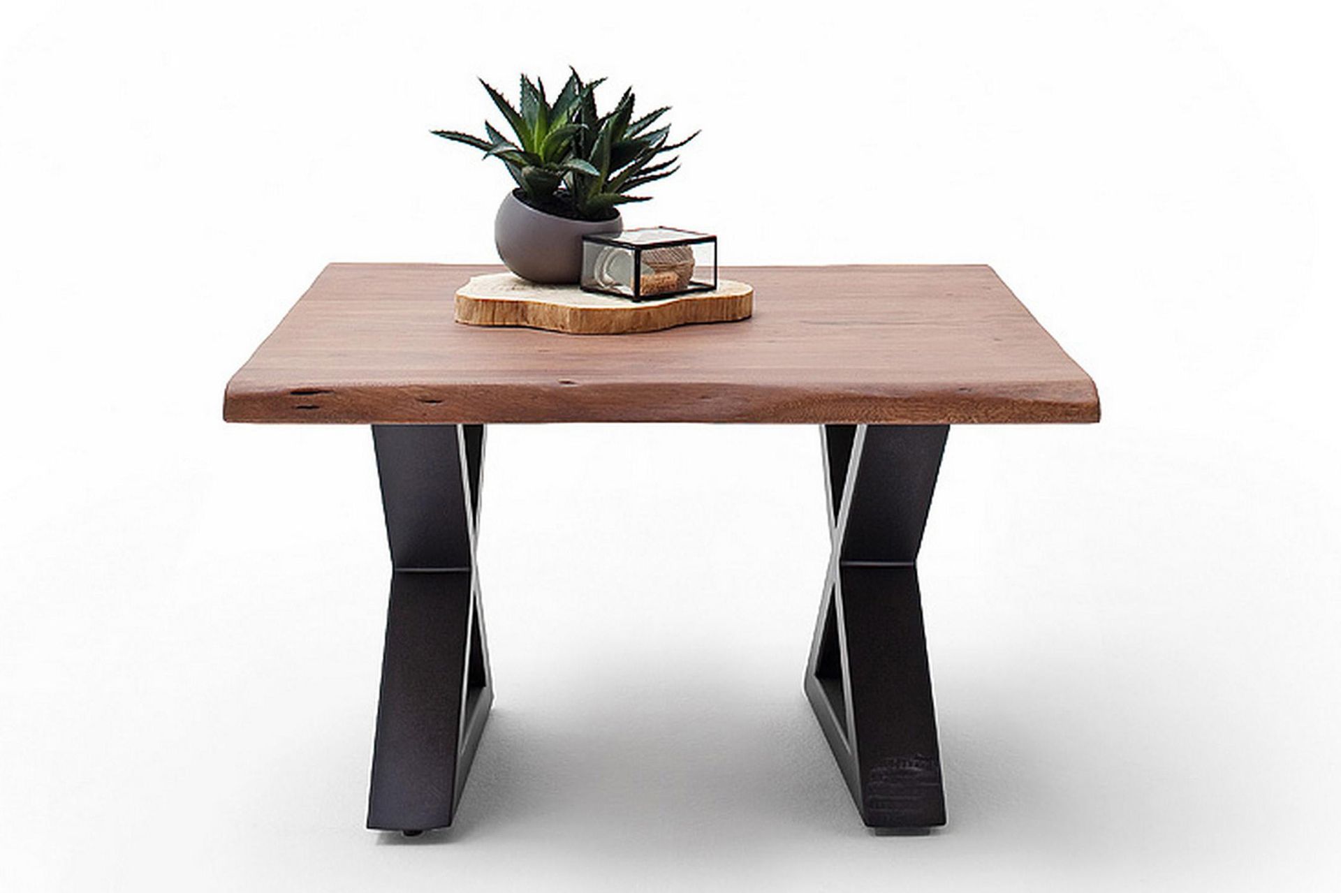 Cartagena Sofabord 75 cm Ben X-form - Brun - Møbler - Bord - Sofabord