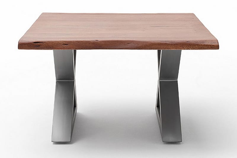 Cartagena Sofabord 75 cm Ben X-form - Brun/Beige/Tre - Møbler - Bord - Sofabord