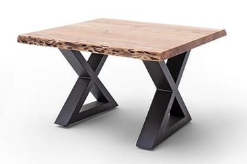 Cartagena Sofabord 75 cm Ben X-form - Natur - Møbler - Bord - Sofabord