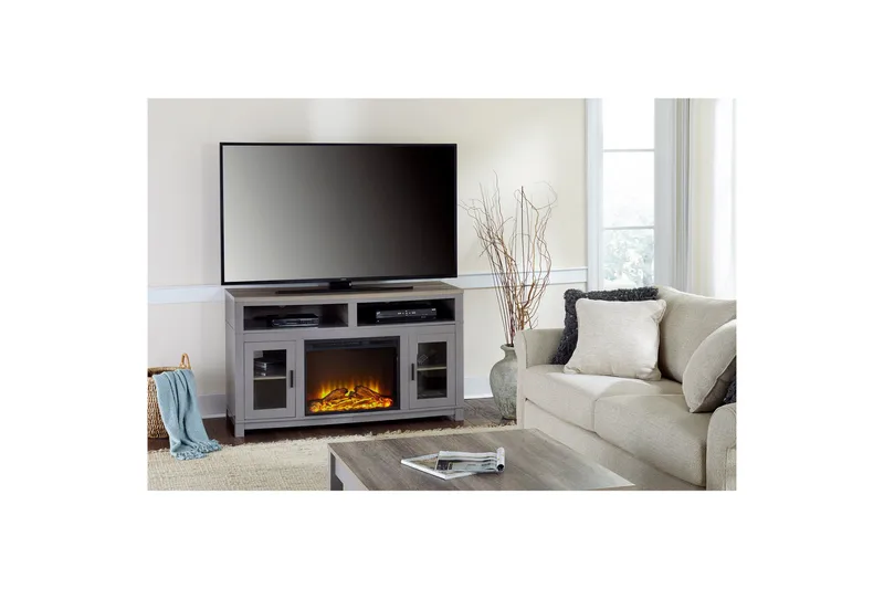 Carver Sofabord 90 cm Grå - Dorel Home - Møbler - Bord - Sofabord