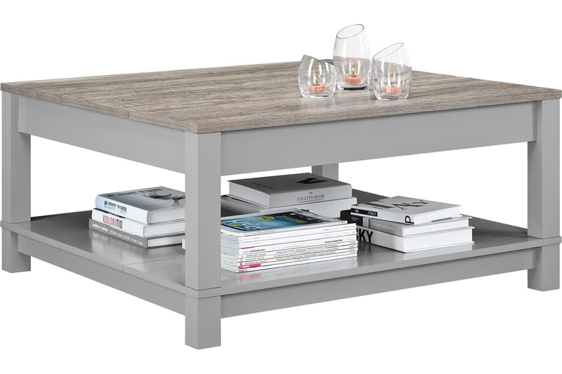 Carver Sofabord 90 cm Grå - Møbler - Bord - Sofabord
