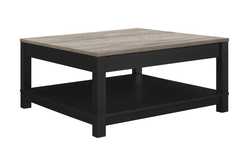 Carver Sofabord 90 cm Svart - Dorel Home - Møbler - Bord - Sofabord