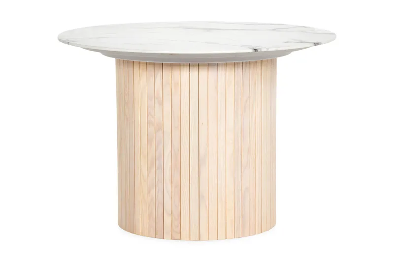 Chadron 65 cm Rundt, Hvit/Beige