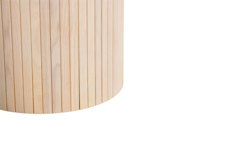 Chadron 65 cm Rundt - Hvit/Beige - Møbler - Bord - Sofabord