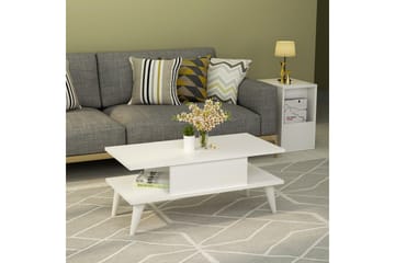 Chaing Sofabord 90x40x90 cm - Hvit - Møbler - Bord - Sofabord