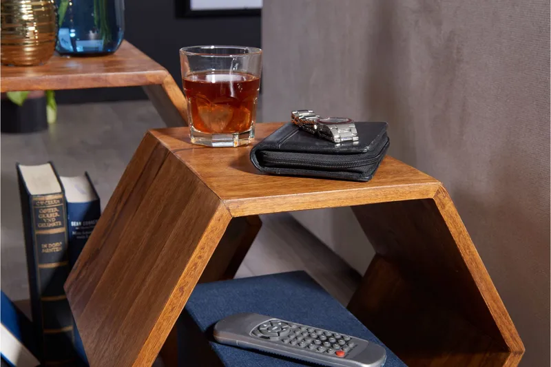 Chicosky Settbord 46 cm 2 Bord - Massivt Tre/Brun - Møbler - Bord - Sofabord