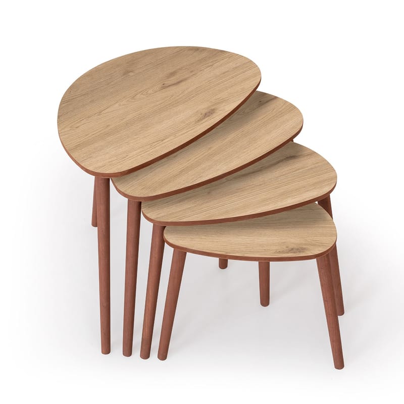 Childress settbord 68 cm - Eik - Møbler - Bord - Sofabord - Kistebord