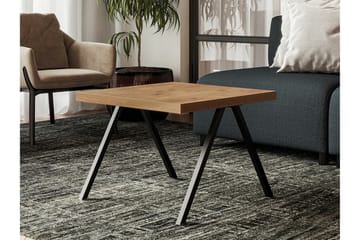 Clogsville Kvadratisk Salongbord 60 cm i Malt Tre - Eikebrun - Møbler - Bord - Sofabord