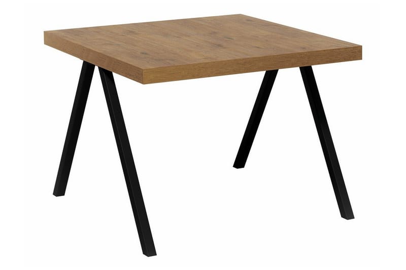 Clogsville Kvadratisk Salongbord 60 cm i Malt Tre, Eikebrun