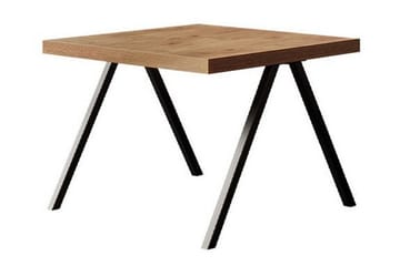 Clogsville Kvadratisk Salongbord 60 cm i Malt Tre - Eikebrun - Møbler - Bord - Sofabord
