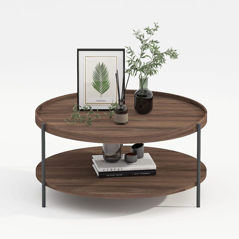 Coffee Table HOME4YOU - Brun - Møbler - Bord - Sofabord