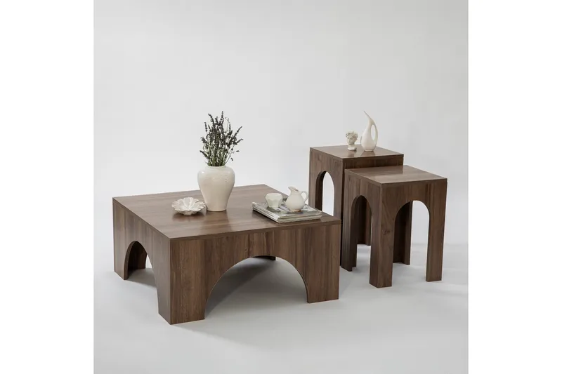 Collesium Sofabord 80 cm - Valnøtt - Møbler - Bord - Sofabord