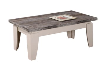 Comfortale 110 cm Rektangulært Sofabord i Malt Tre - Gråbrun - Møbler - Bord - Sofabord