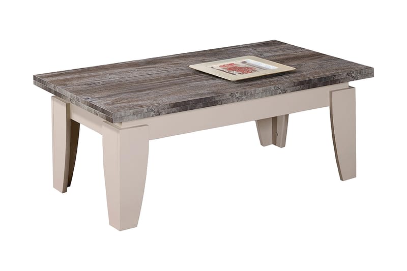 Comfortale 110 cm Rektangulært Sofabord i Malt Tre - Gråbrun - Møbler - Bord - Sofabord