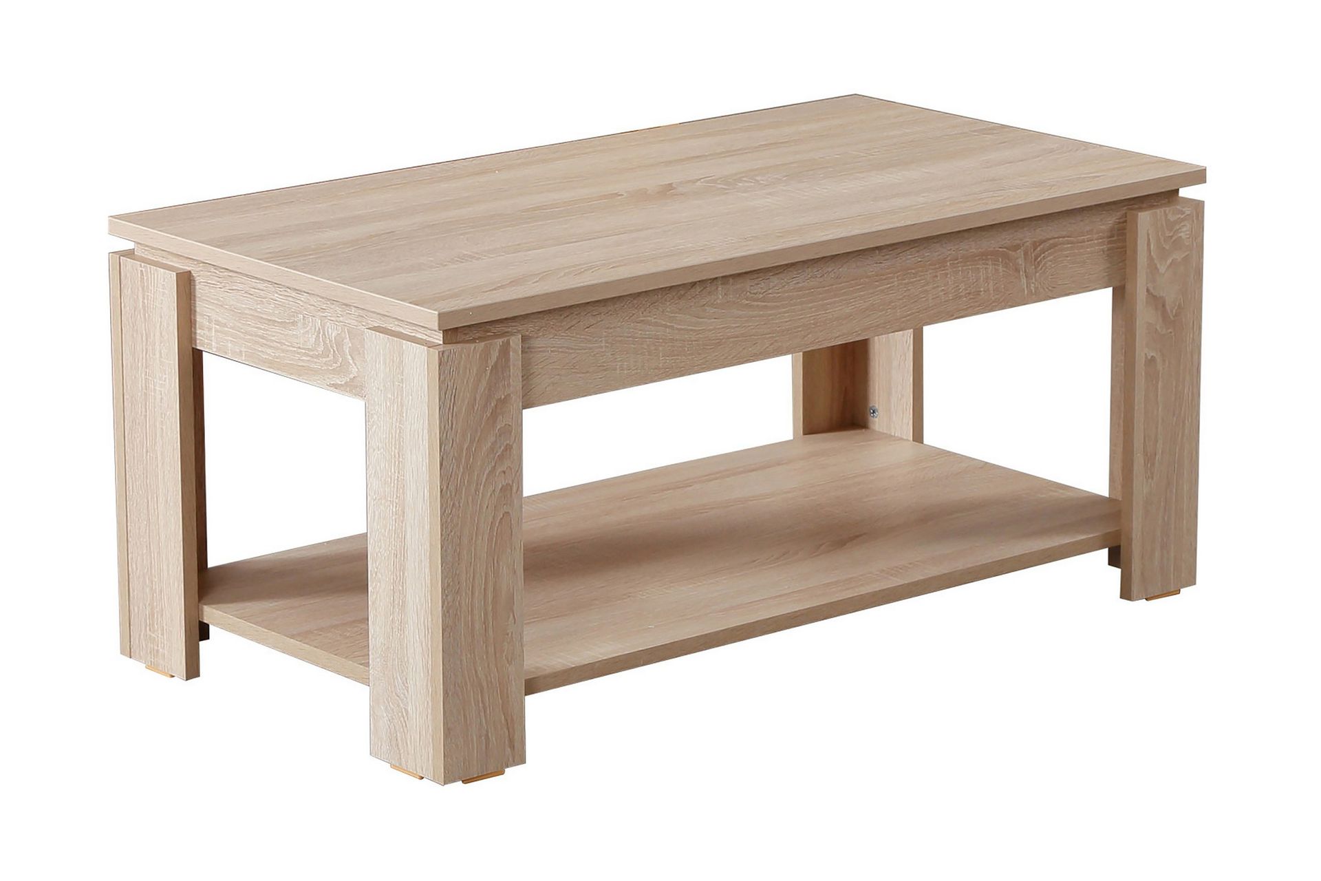 Comfortale Sofabord 104 cm med Oppbevaringshylle - Bok