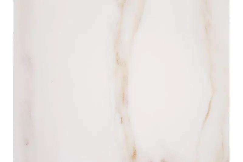 Coralla Sofabord 70 cm Rundt Marmormønster - Hvit/Gull - Møbler - Bord - Sofabord