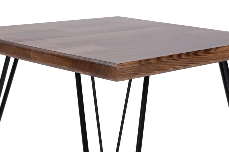 Crodux Sofabord 50 cm - Valnøttsbrun/Svart - Møbler - Bord - Sofabord