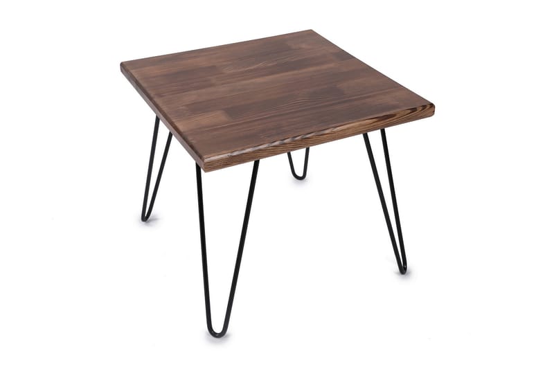 Crodux Sofabord 50 cm - Valnøttsbrun/Svart - Møbler - Bord - Sofabord