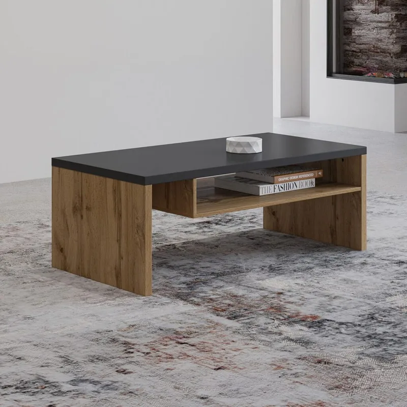 Sofabord Cross - Wotan eik - Møbler - Bord - Sofabord