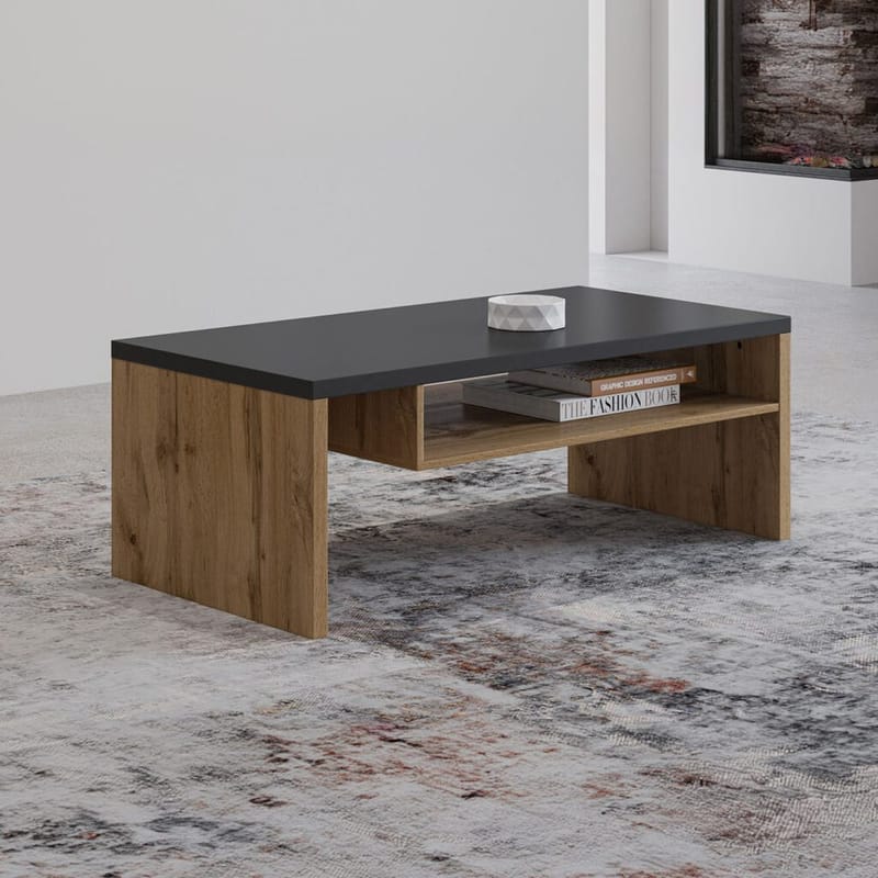 Sofabord Cross - Wotan eik - Møbler - Bord - Sofabord