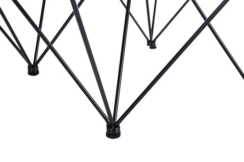 Crystal Sofabord 80 cm - Røykfarget glass/Svart - Møbler - Bord - Sofabord