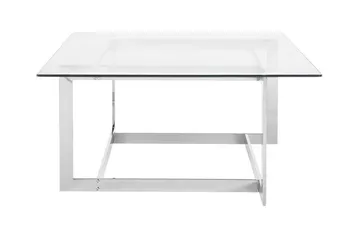 Crystal Sofabord 80 cm - Sølv - Møbler - Bord - Sofabord