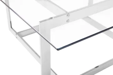 Crystal Sofabord 80 cm - Sølv - Møbler - Bord - Sofabord