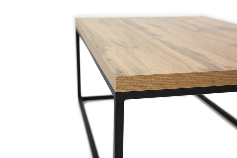 Cubica Sofabord 100 cm - Eikefarge/Svart - Møbler - Bord - Sofabord