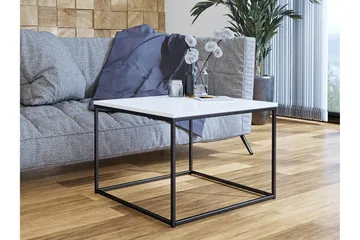 Cubosa Sofabord 60 cm - Hvit/Svart - Møbler - Bord - Sofabord
